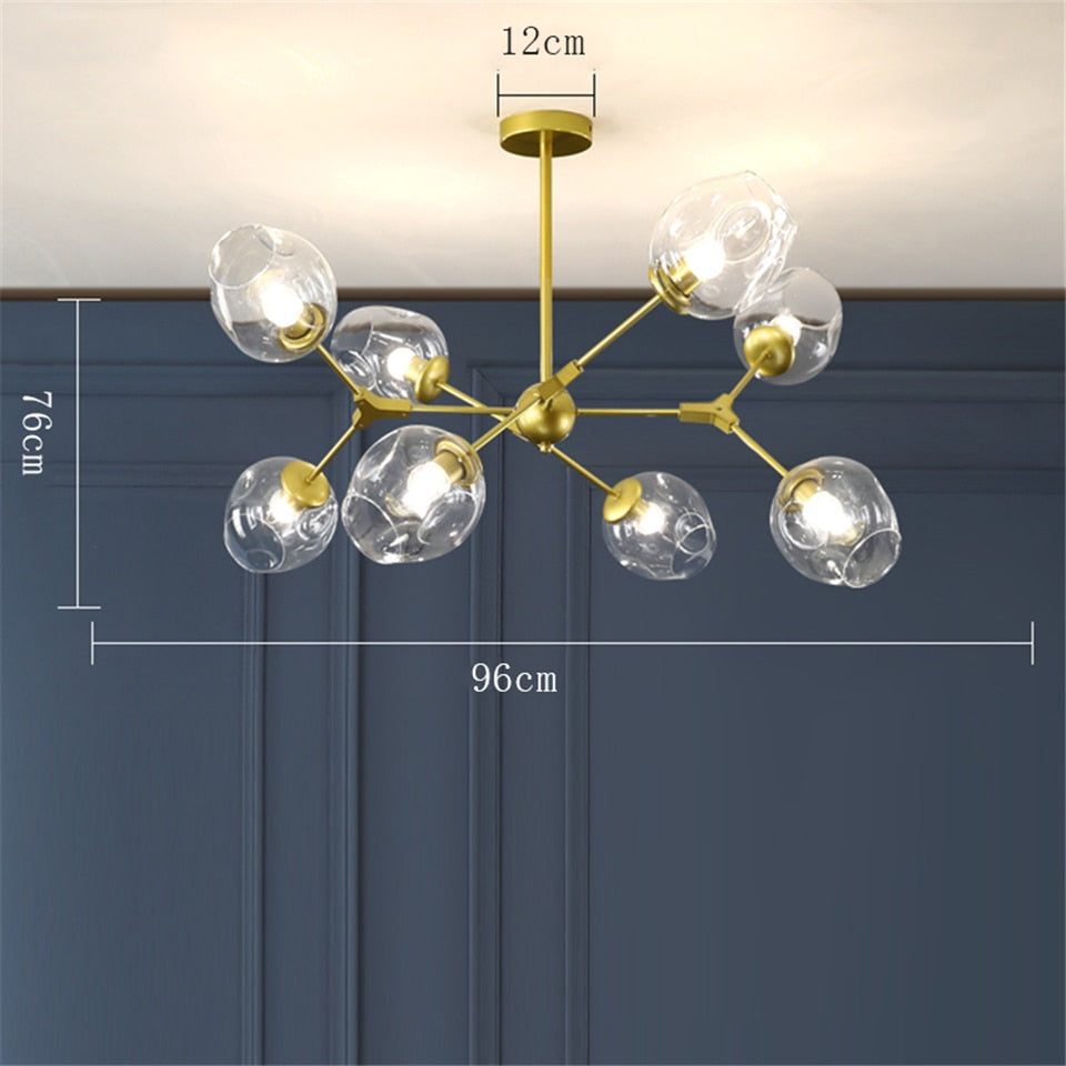 Lustre linéaire moderne Fuiloro 
