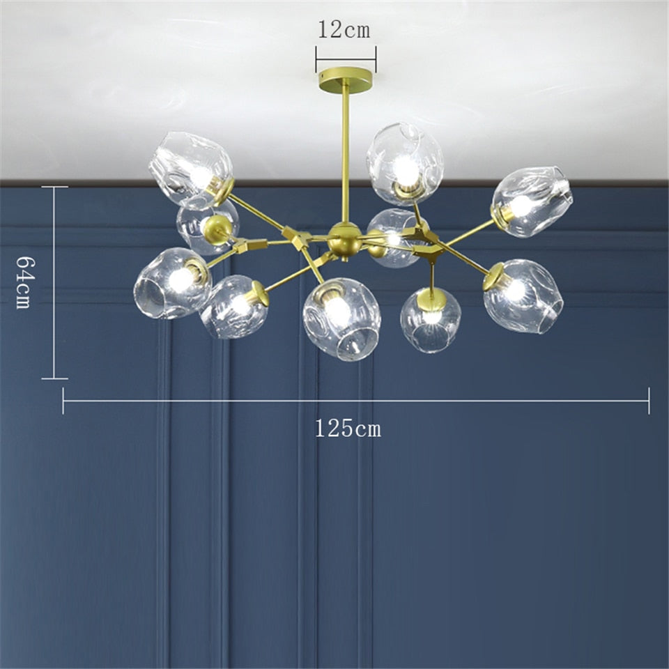 Lustre linéaire moderne Fuiloro 