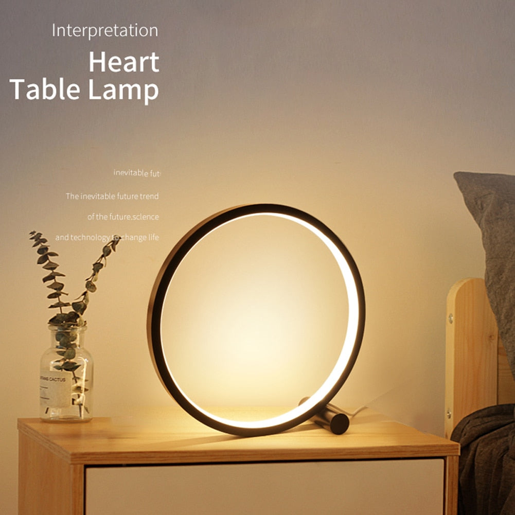 Lampe de table circulaire Larde