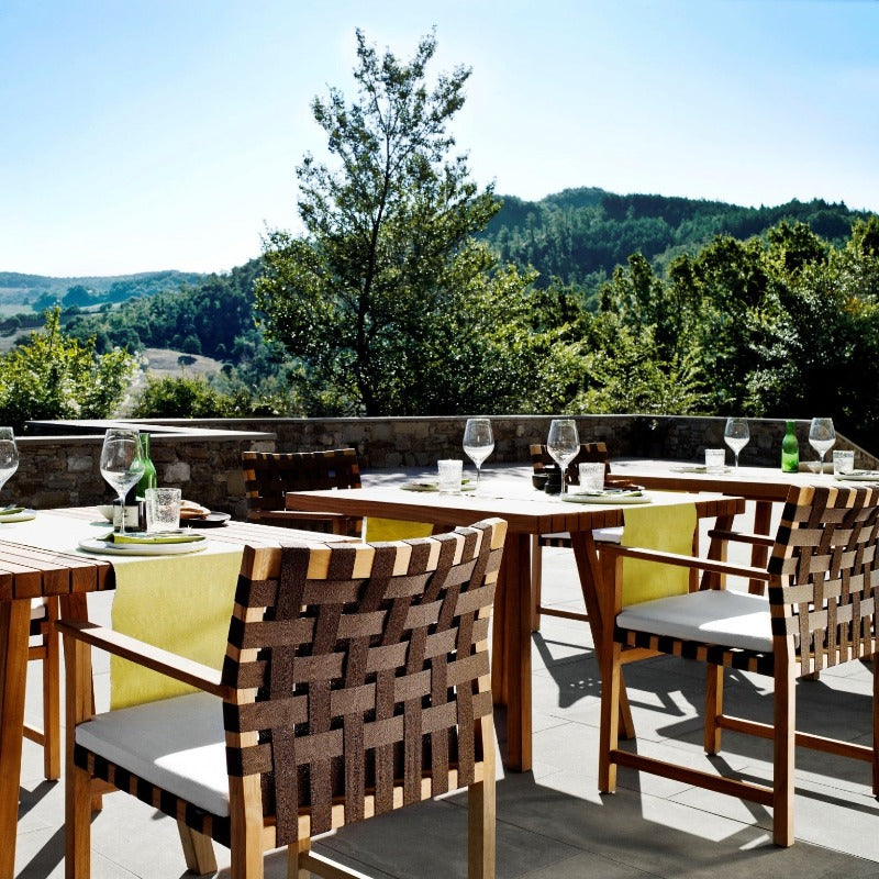 Ensemble de salle à manger carré Bronys