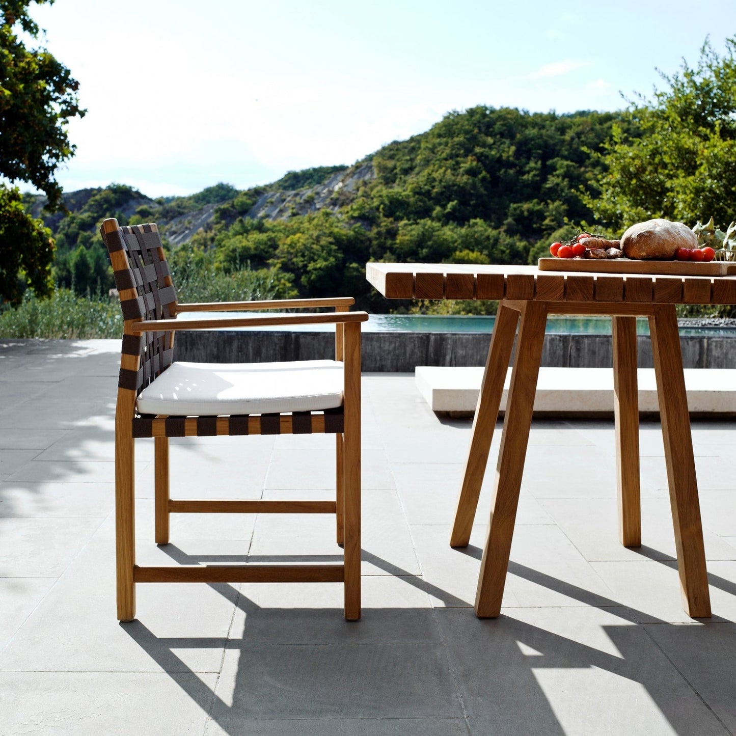 Ensemble de salle à manger carré Bronys